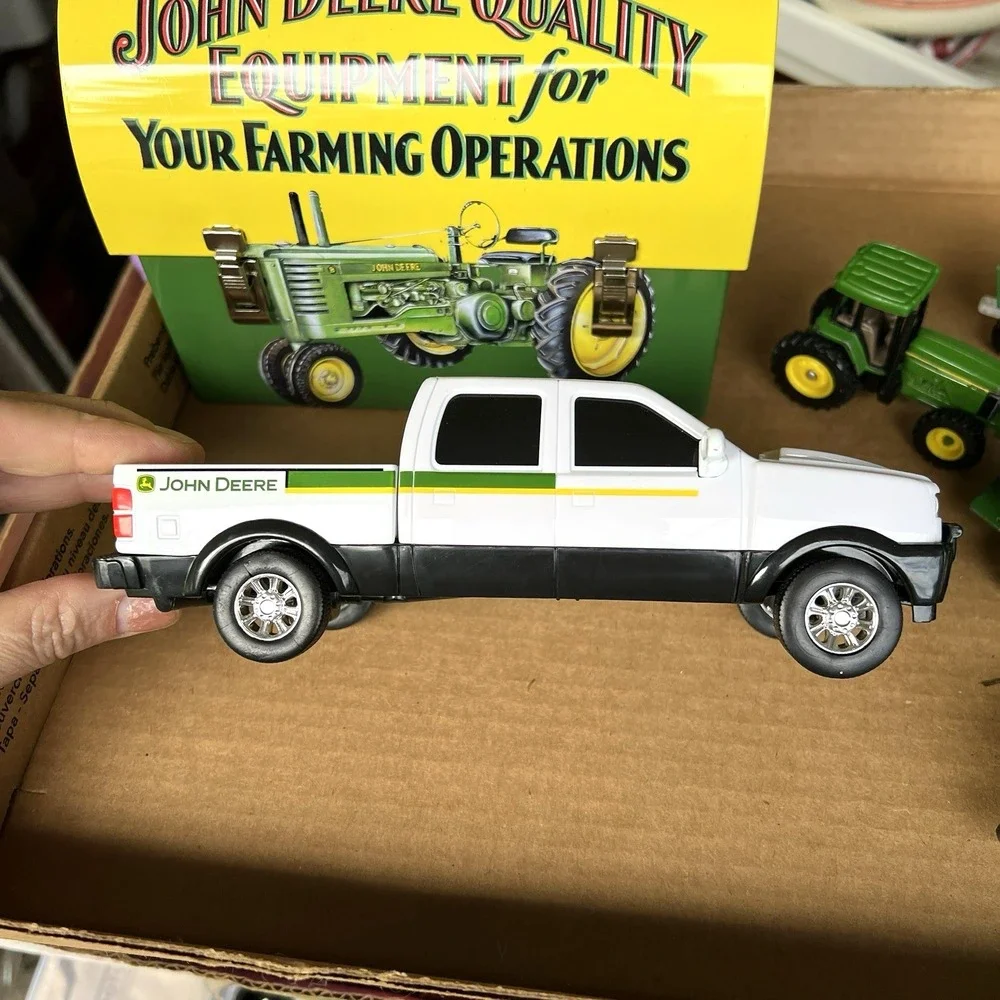 John Deere Tractors ERTL Toys Lunch Box Sign Combine‎ Tractor Truck - Lot of 13